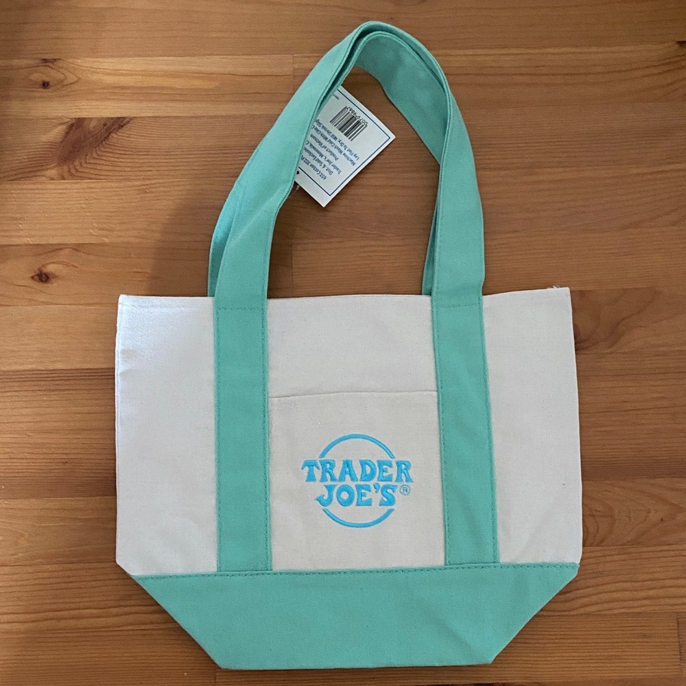 Trader Joe’s Mini Pastel Canvas Tote Bag